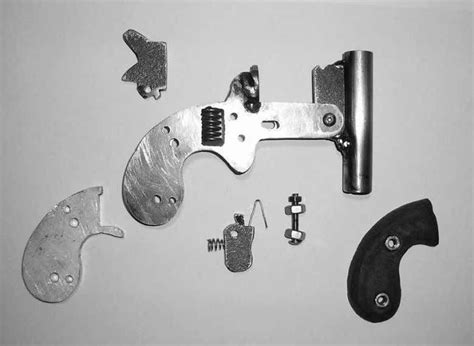 sheet metal derringer kit|handmade weapons from scrap metal.